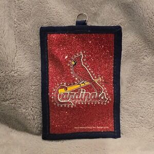 St Louis Cardinals Rico Industries MLB Glitter Rhinestone ID Badge Holder Wallet